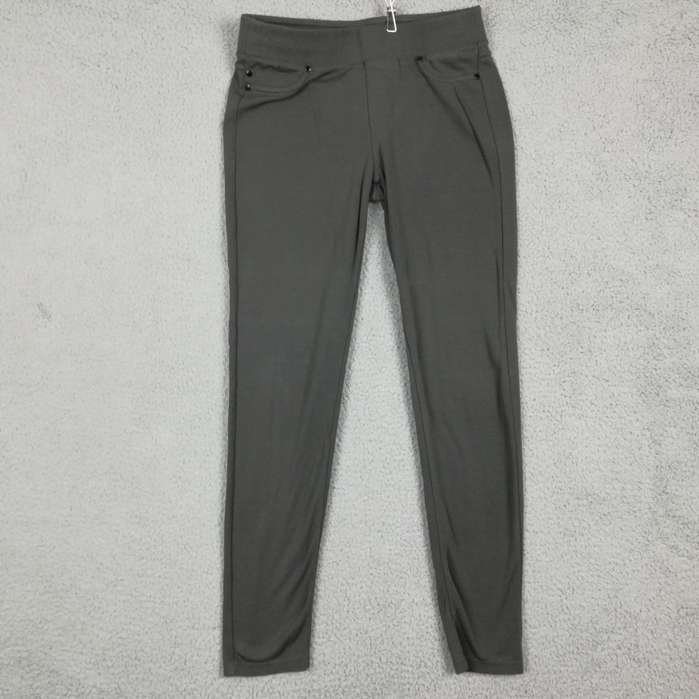 Liverpool Womens Pants Skinny Stretch Magnet Gray Mid Rise Pull On 4